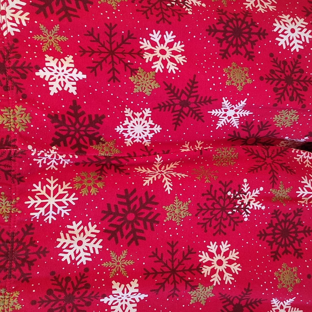 C Red Snowflake Women's Leggings - Picture 4 of 4